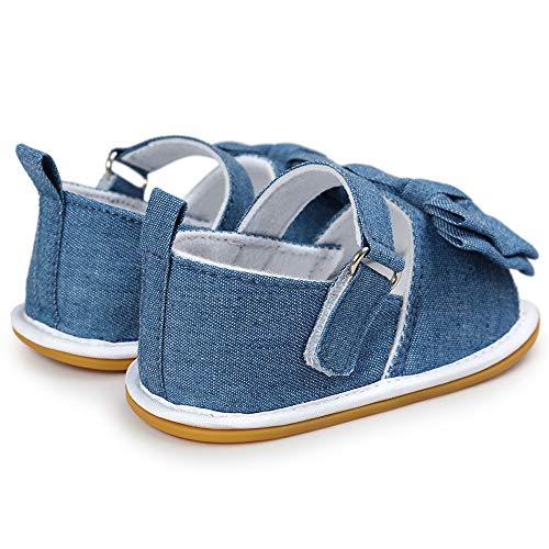 Image of Meckior Infant Baby Girls Boys Summer Sandals Open Toe Lace Princess Dress Wedding Flats Shoes Newborn Toddler Soft Non-slip Sole First Walker Crib Shoes
