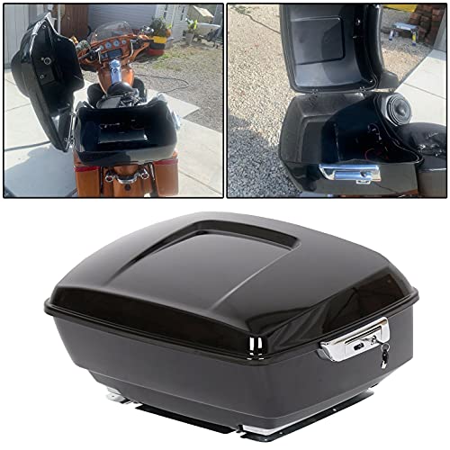 Image of ECOTRIC King Motorcycle Trunk Compatible with 2014-2024 Touring Trunk Tail Box for Harley Touring Models