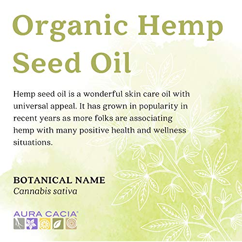 Aura Cacia Organic Hydrating Hemp Seed Skin Care Oil | 4 fl oz. - Image 3