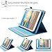Universal 10 10.1 Inch Android Tablet Case, Dluggs 360 Degree Rotating Multi-Angle Viewing Stand Universal Case Cover for 10 10.1 and All 9.5-10.5 Inch Tablet, Shiny Butterfly
