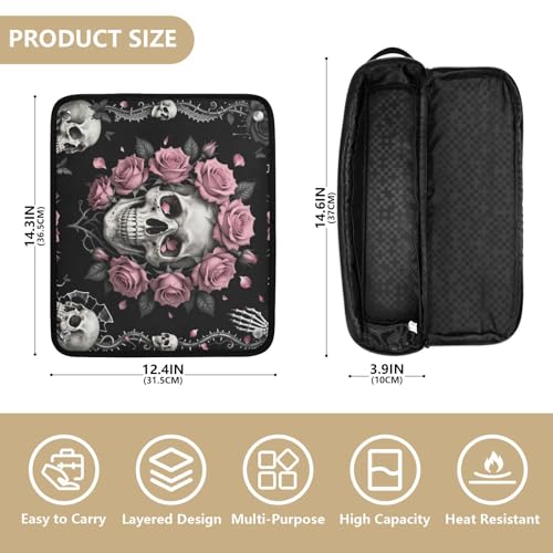 Bolsa de viaje 2 en 1 para plancha y rizador de cabello miniatura 4