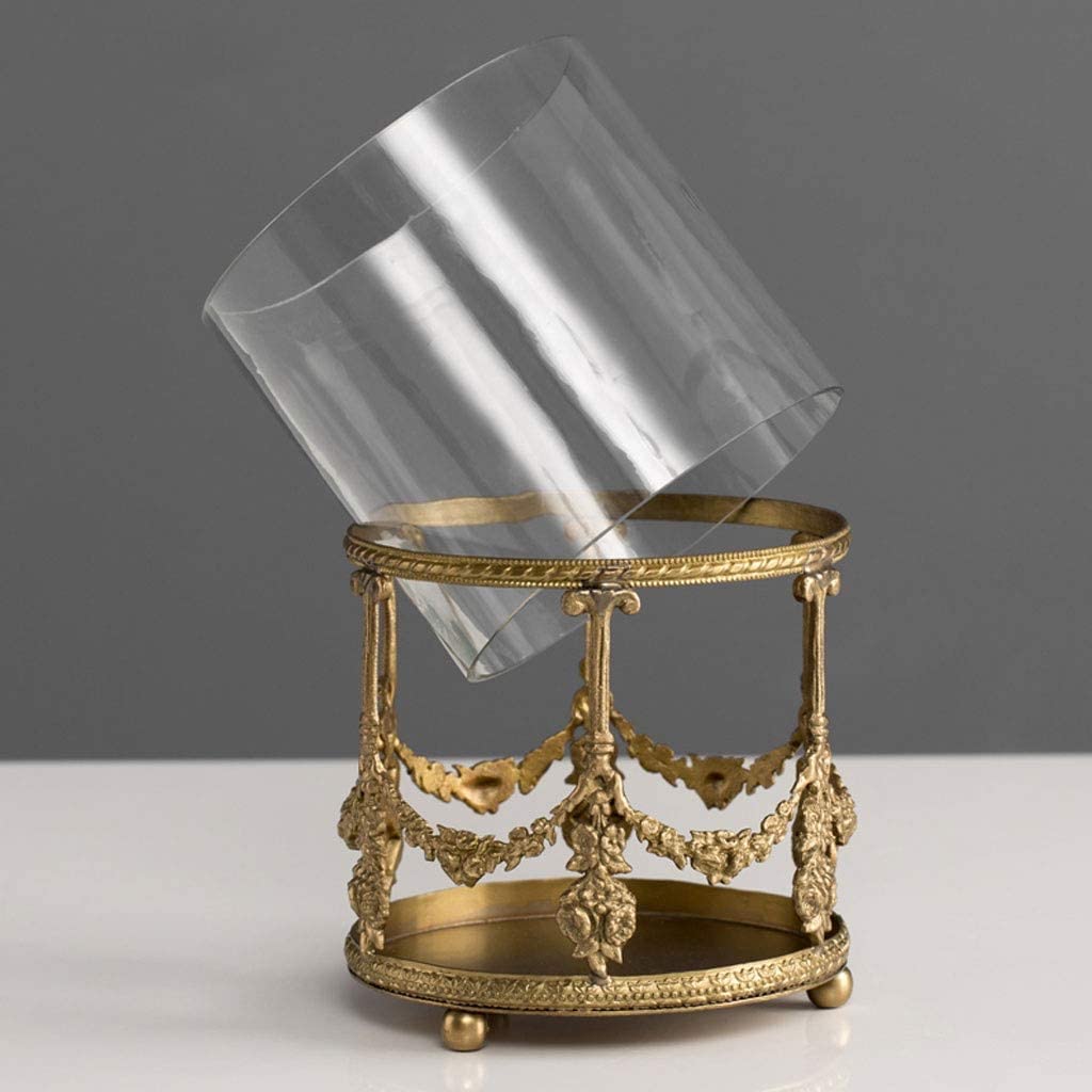 Portapenne retrò per la casa, Scatola portaoggetti, Set Decorativo, Pennello per Sopracciglia cosmetico, personalità, Elegante e Carino, Organizer da scrivania Multifunzionale, portamatite