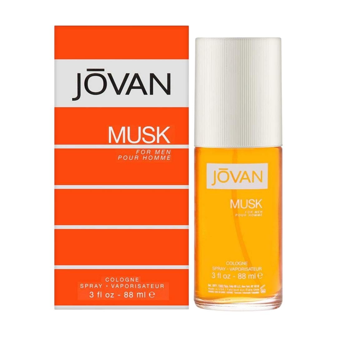 Jovan Musk Cologne Spray for Men, 88ml