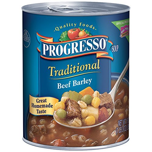 Progresso Traditional Soup, Beef Barley, 19Ounce Cans