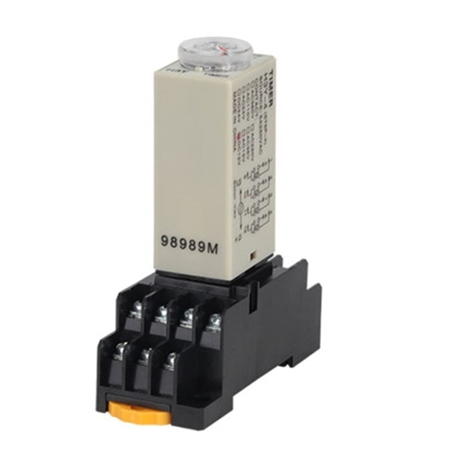 1 Set H3Y-4 Ritardo all'accensione Manopola rotativa 1S/5S/10S/30S/60S/3M/5M/10M/30M Relè temporizzatore AC 110V 220V 380V