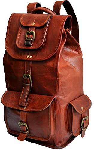 leather back pack bags