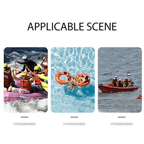 TYFY Zwemvest voor volwassenen, reddingsvest met fluitje, draagbaar drijfhulp, reflecterend reddingsvest, zwemjas, voor watersport, kajakken, boottochten, snorkelen - Image 4