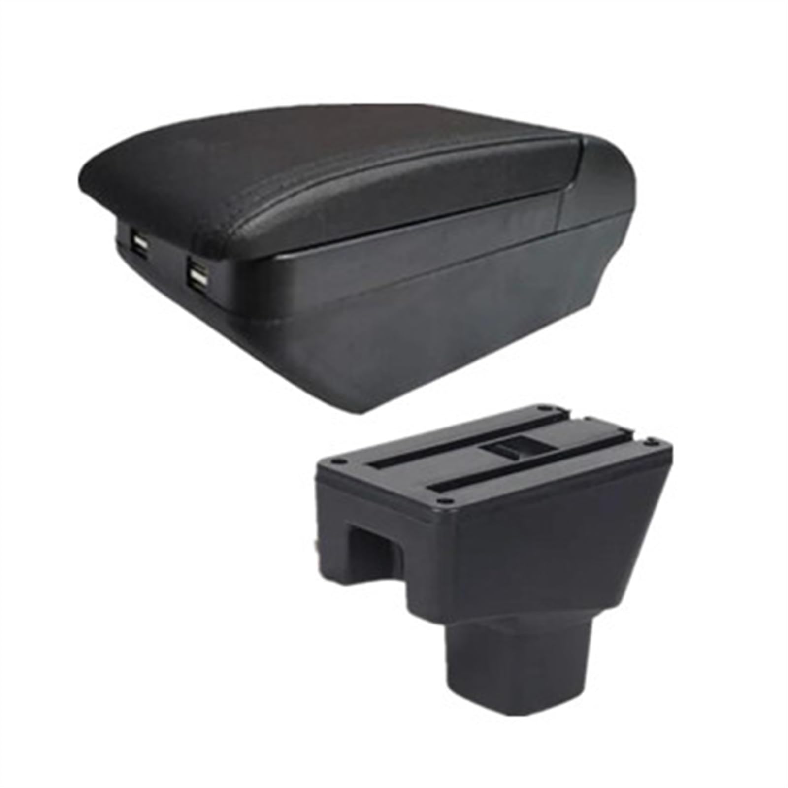 NMJLQW Storage Rack Car Armrest Box Dedicated Interior Retrofit Parts Center Storage Box Car Accessories For SUZUKI SX4(H black line)