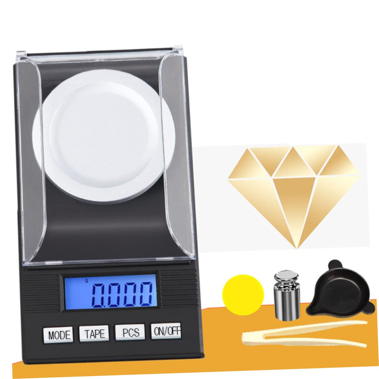 Báscula Electrónica de Bolsillo para Joyería 100g 0, 001 G