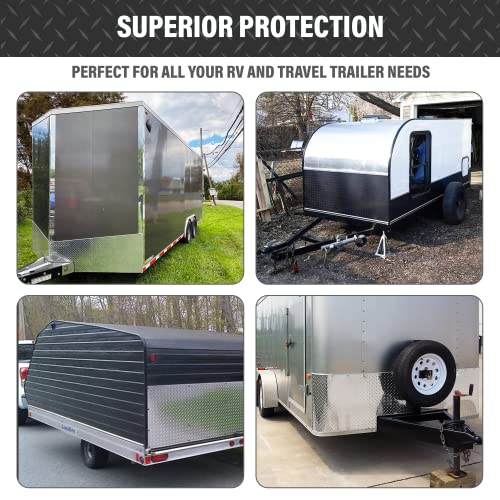 Trailer Stone Guard Aluminum Sheet Metal Rv Accessories | Heavy-Duty, Genuine Commercial-Grade (.045", 3/64" Thick, 17Ga) Diamond Plate Sheet Metal, Usa Made, Aluminum Diamond Plate (24 In X 8 Ft) #TOP3