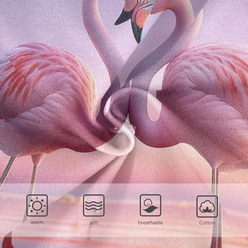 Valentine Flamingos Pink Undies for Toddler Girls, Cotton Girls Underwear, 2T–8 Years3