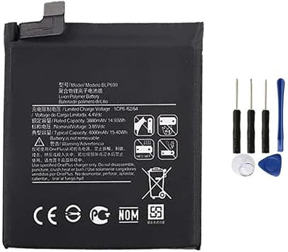 Replacement BLP699 4000mAh Battery Compatible with One-Plus 1+ 7 Pro GM1917 GM1910 GM1915 GM1913 GM1911