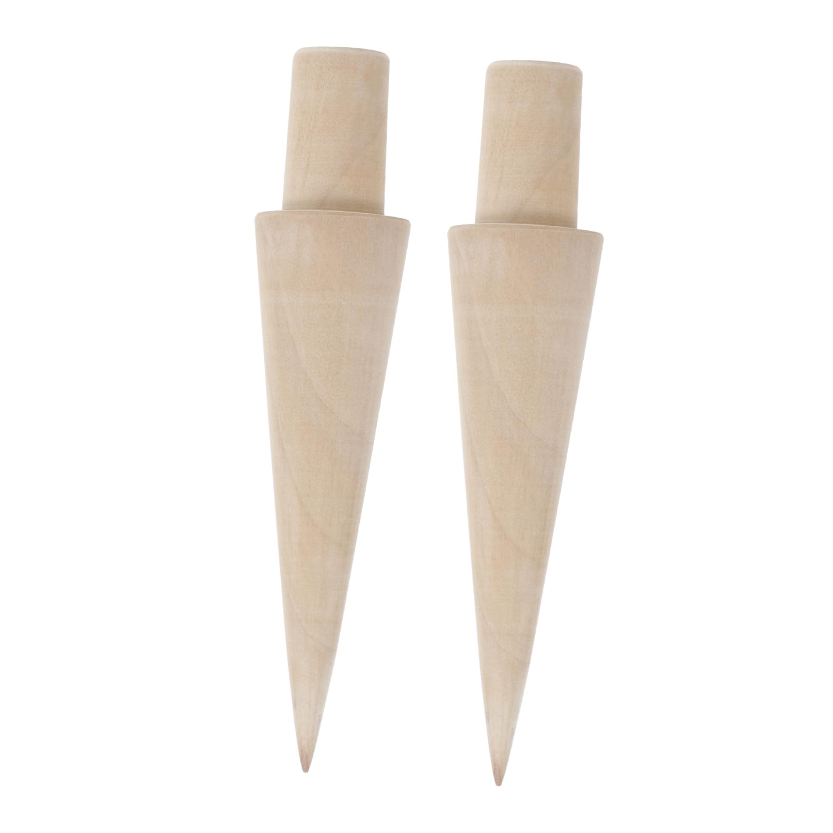 IMIKEYA 4 Pcs Cone Mold Tubular Shaped Mold Acopes Pastry Molds Popsicles Molds Cannoli Tubes Molds Cream Horn Forms Krumkake Pastry Horn Molds DIY Tools Trumpet Wooden Miss Crispy Skin