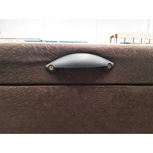 Base Baú p/Colchão Solteiro e-Shop Casa - Suede Marrom