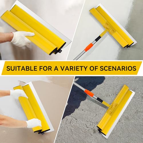 60 cm (23,62 Zoll) / 60 cm Stuckspatel, blaues Texturmesser aus Edelstahl, Wandpaneel, Gipskarton, Wanddekoration, Bauwerkzeug