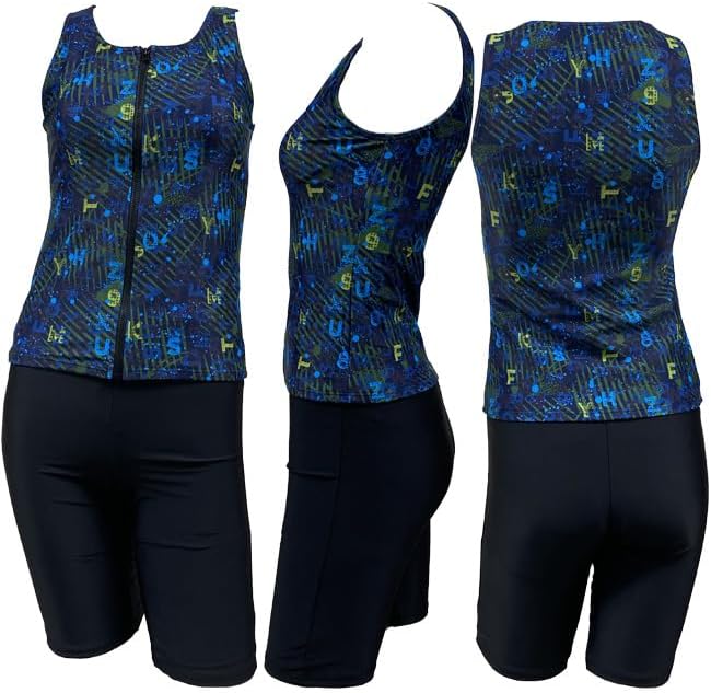 マシャロ] セパレート水着 レディース 101252-451 BLU Amazon.co.jp