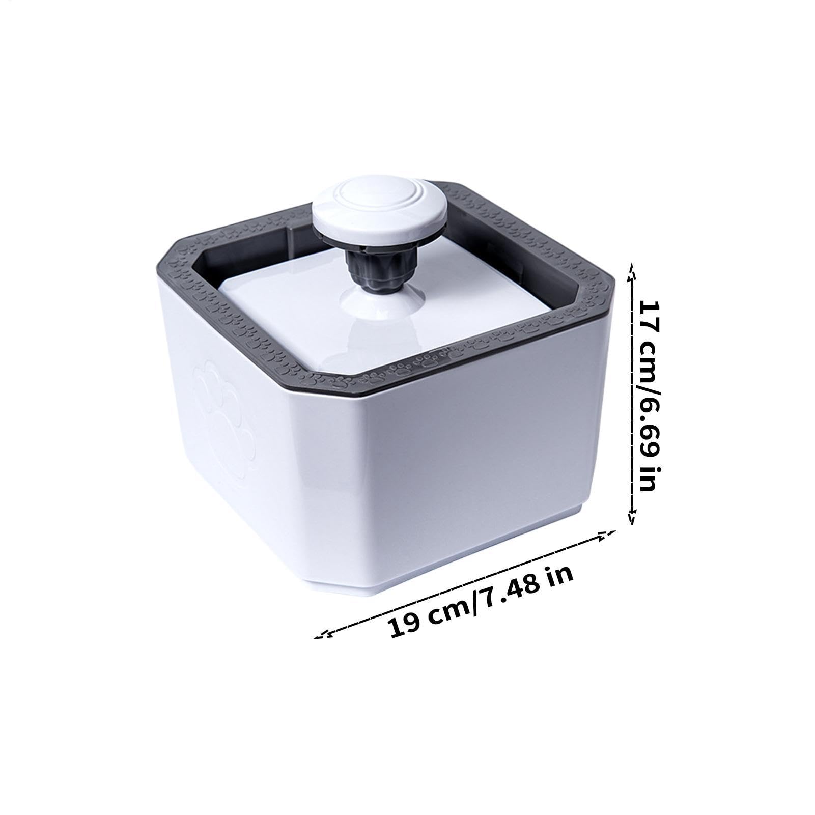Staccabile alimentato USB astuto senza fili della fontana 2.5L del gatto con il filtro | Fontana per gatti, per appartamento, vacanze, viaggi, balcone, cuccioli, gattini