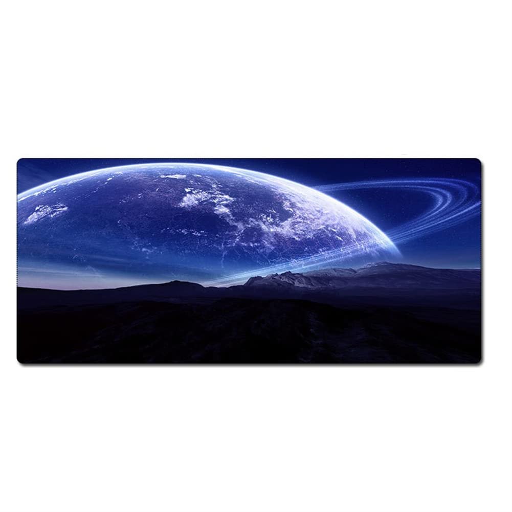 Morian Gaming Mouse Pad 300 * 600 * 3mm Dreamy Starry Sky Non-Slip & Waterproof Computer Mousepad with Stitched Edges for Gaming, Office & Home (G-635)