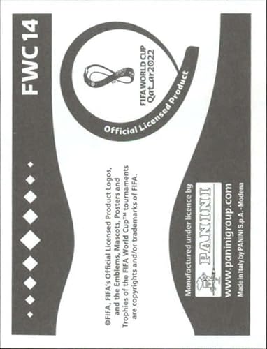 Miniatura 2 de 2022 Panini World Cup Qatar Sticker #FWC14 Al Bayt Stadium outdoor Mini Sticker Trading Card