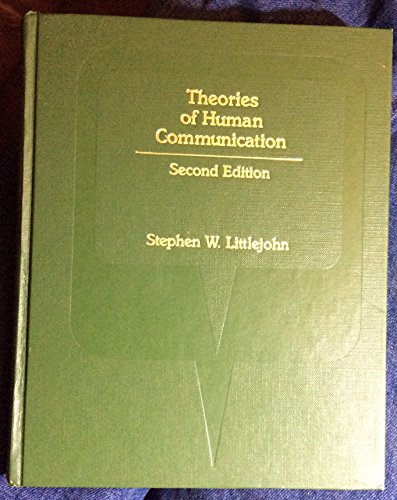 Theories of human communication 0534012809 Book Cover
