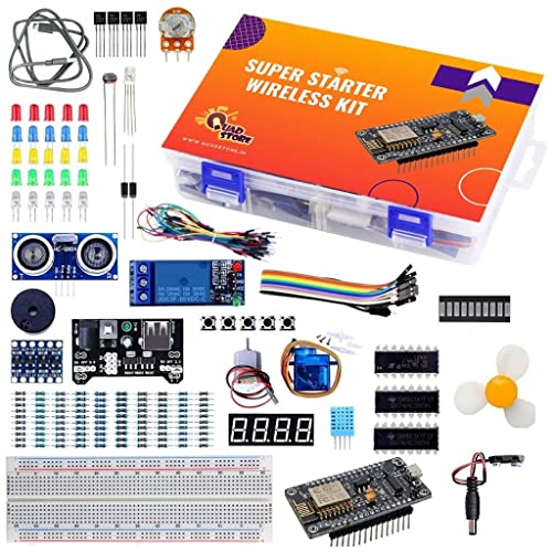 Image of Quad Store Wireless IOT Super Starter Programming and Development kit for NodeMCU ESP8266 Compatible with arduino IDE