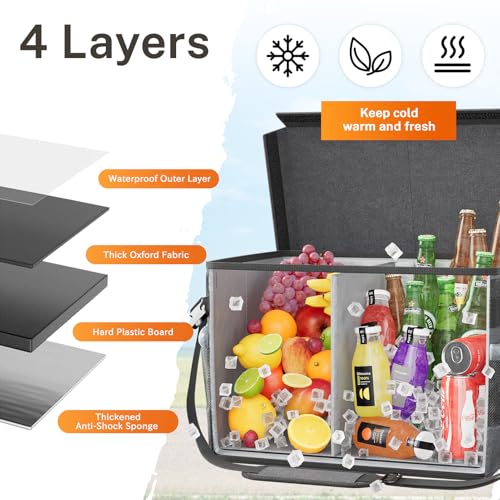 Panier de barbecue avec couvercle de protection contre insectes et vent - 5