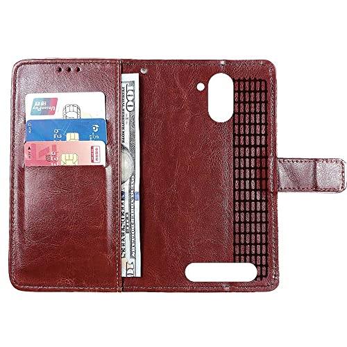 Dingshengk Nero Custodia in Pelle Flip Caso