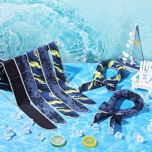 Image of Lenwen 36 Pcs Cooling Scarf Neck Wraps Ice Cooling Bandana Headband for Hot Weather Outdoor Cooler