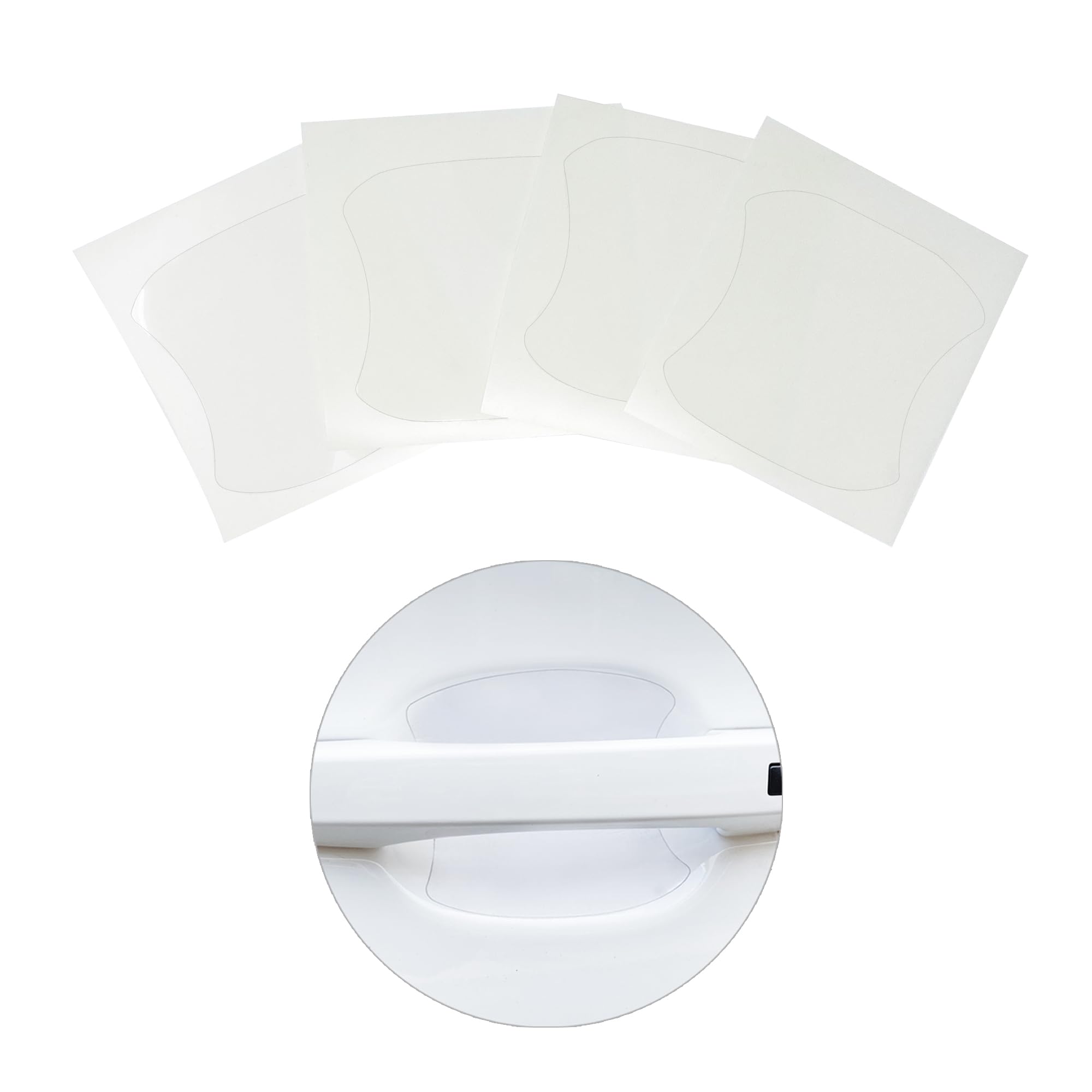 YelloPro Custom Fit Door Handle Cup 3M Scotchgard Anti Scratch Clear Bra Paint Protector Film Cover Self Healing PPF Guard for 2019 2020 2021 Hyundai Tucson SUV