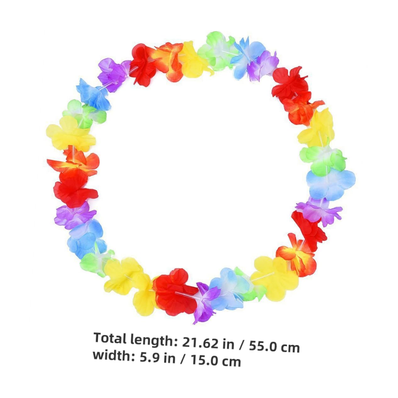 TOPBATHY 50pezzi Ghirlande Hawaiane Decorazioni Per Feste in Spiaggia Fiori Hawaiani Ghirlande Fiori Hawaiane Decorazioni Floreali Hawaiane Forniture Per Feste Per Luau