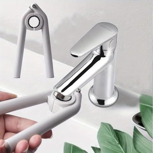 Faucet Aerator Removal Tool, Universal Kitchen & Bathroom Sink Wrench for Plumbing Maintenance, Adjustable 21-27mm, Rubber-Coated for Scratch-Free Repair