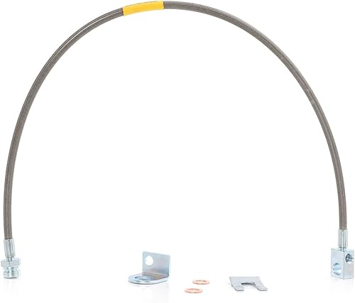 Miniatura 5 de FAPO SHOCK Líneas de freno de acero inoxidable traseras extendidas para Jeep Wrangler TJ YJ 87-06  Jeep Cherokee XJ 84-01 4-6 pulgadas de elevación