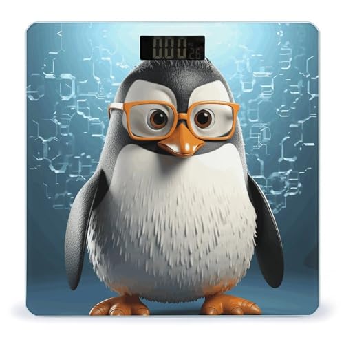 Báscula Digital Penguin con Gafas para Uso Doméstico miniatura 1
