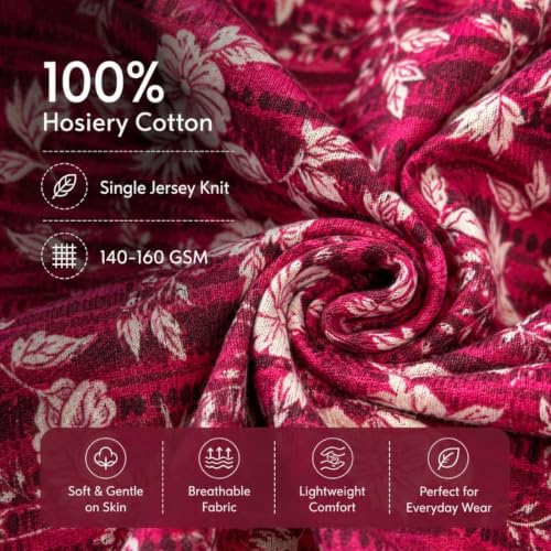 Image of Zero Clothing Feeding Dress for New Moms Casual Loungewear Ankle Length | Cotton Maternity Nighty | Zipless Feeding Dresses for Women | Pregnancy & Nursing Wear
