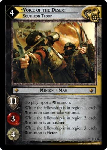 LOTR TCG BL BLOODLINES Voice of The DEAERT Southron Troop 13R101