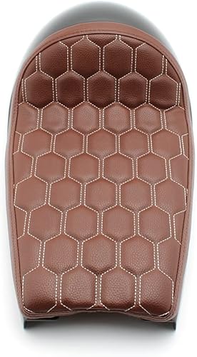 Miniatura 9 de Topteng Cojín de repuesto para asiento de motocicleta, asiento universal Cafe Racer, base de asiento retro, cojín vintage Scrambler para Honda CB125