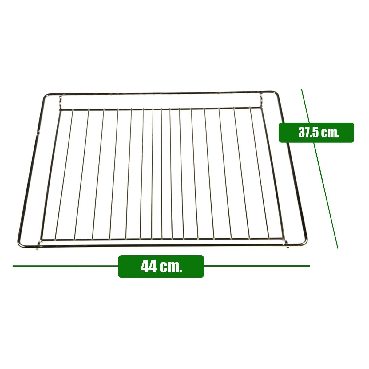 Rejilla + Bandeja Horno Extraíbles Recambio Original Compatible con Fagor 44,5 x 37,5 x 4 cm | Parrilla y Bandeja Horno Resistentes Alta Temperatura | Accesorio Cocina