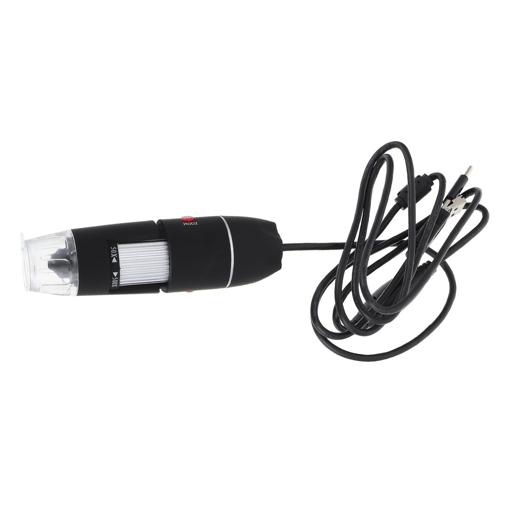 TEHAUX Professional Use Digital Microscope Electron Magnifying Observation Tool High-Definition Detecting Microscope Abs Alloy Construction Adjustable Brightness