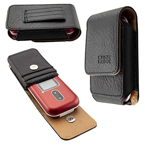 caseroxx Outdoor Case with Belt Loop for Doro 6060/6061 / Leva E30, Durable Storage for Hiking Camping & Travel, Universal Use