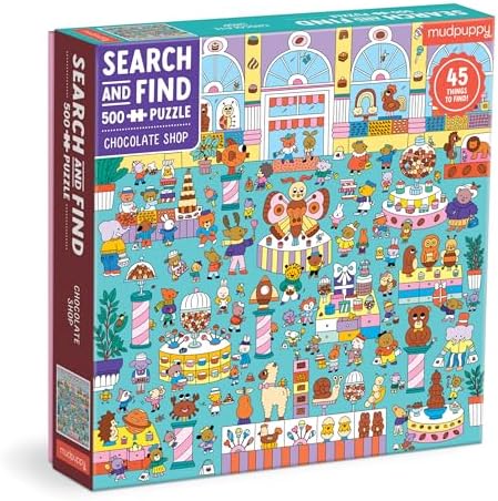 Mudpuppy - Chocolate Shop Search and Find 500 Piece Jigsaw Puzzle image 2