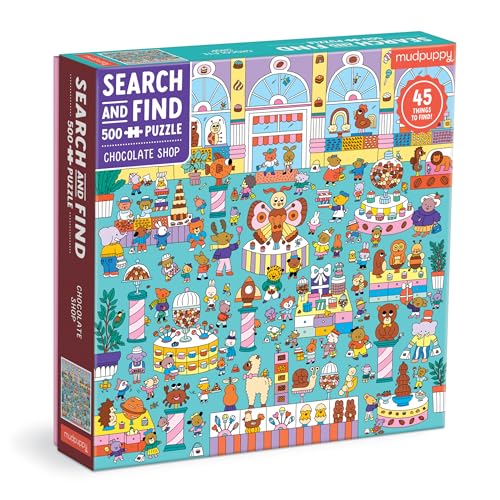 Chocolate Shop Search and Find Puzzle