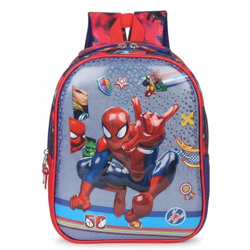 Image of Stylbase 15 Inch 3D Cartoon School Bag for Boys & Girls | Waterproof Lightweight Polyester Kids Backpack with Bottle Pocket | Ideal School Bags for Kids Nursery, LKGClass (3-5 Years)