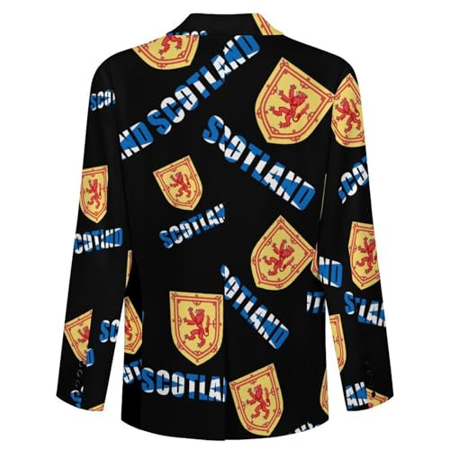 Scottish Flag Britain Classic Suits Blazer for Men Business Tuxedo Jacket Sport Coat Two Buttons4