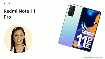 Xiaomi シャオミ Redmi Note 11 Pro 5G 128GB Redmi Note 11 Pro (Star Blue, 8GB RAM, 128GB Storage)| 67W Turbo