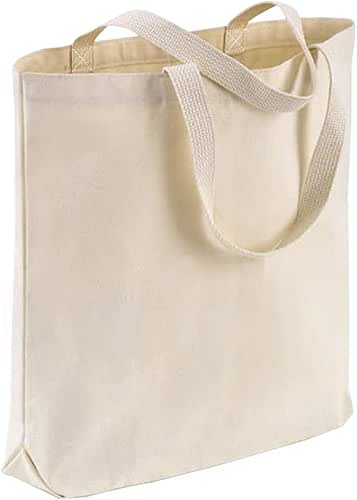 TBF Wholesale Canvas Tote Bags 15x16x3 with Bottom Gusset |