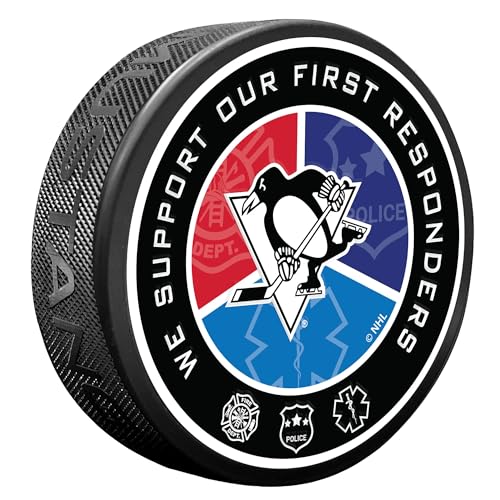 Sports Decor Pittsburgh Penguins Puck - First Responder