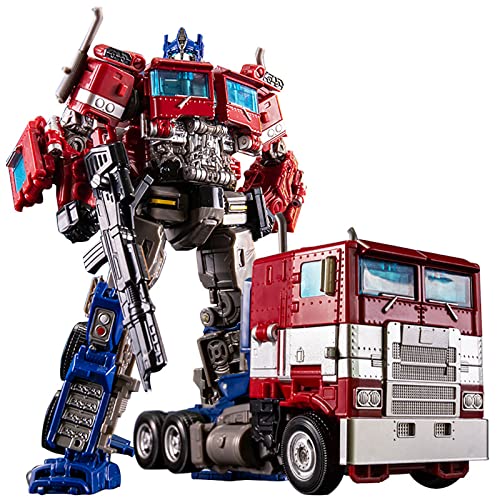 QCCX Car Robot Toys, Deformation Robot Toy, Car Action Figure, Deformed Car Robot with Weapon for Kids Boys Girls