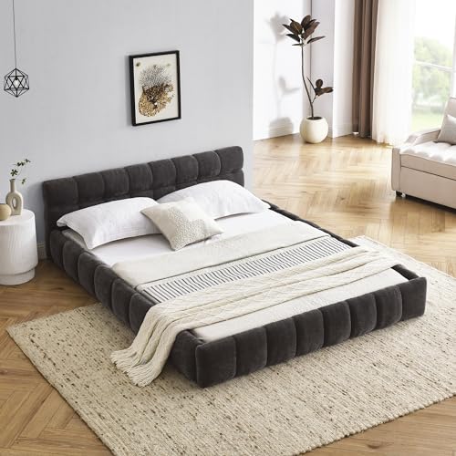 Wahome-Smart Transform Your Bedroom with Modern Queen Size Upholstered Bed