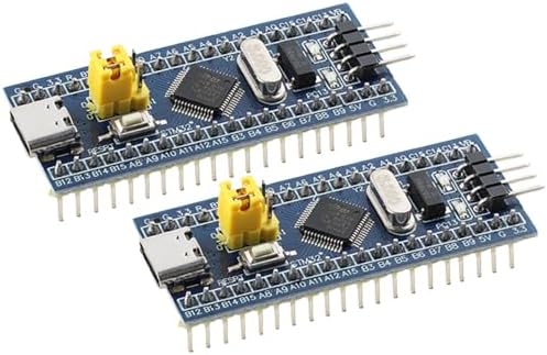 2Pcs STM32F103C8T6 ARM 32-bit MCU Development Board with Type-C Interface - Mini System Board for Microcontroller Learning Module image 2