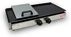 Chapa Para Lanche A Gás Sanduicheira 30x58cm Com Prensa Lcg